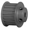 B&B Manufacturing 19-5M15-6FA3, Timing Pulley, Aluminum, Clear Anodized 19-5M15-6FA3 - alternate 1